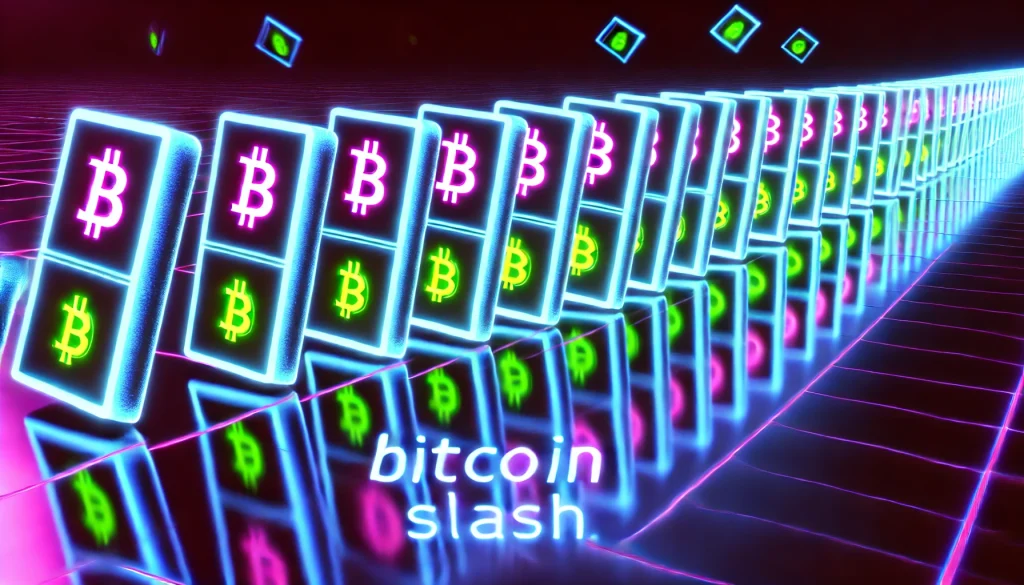 Cette image représenterait visuellement le concept de la chaîne de blocs, montrant comment chaque bloc est lié au suivant dans une séquence immuable, avec une touche futuriste et ludique.